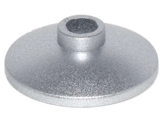 Lego (N) ~ Dish 2 x 2 Inverted (Radar) ~ [Metallic Silver]
