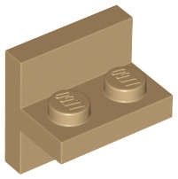 Lego (N) ~ Bracket 2 x 2 - 1 x 2 Centered ~ [Dark Tan]