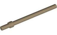 Lego (N) ~ Bar 6L with Stop Ring ~ [Dark Tan]
