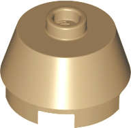 Lego (N) ~ Cone 2 x 2 Truncated ~ [Dark Tan]