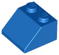 Lego (U) ~ Slope 45 2 x 2 ~ [Blue]