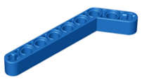 Lego (U) ~ Technic Liftarm Modified Bent Thick 1 x 9 (7 - 3) ~ [Blue]