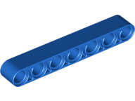 Lego (N) ~ Technic Liftarm Thick 1 x 7 ~ [Blue]