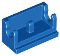 Lego (N) ~ Hinge Brick 1 x 2 Base ~ [Blue]