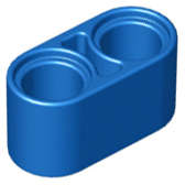 Lego (N) ~ Technic Liftarm Thick 1 x 2 ~ [Blue]