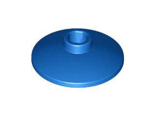 Lego (N) ~ Dish 2 x 2 Inverted (Radar) ~ [Blue]
