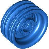 Lego (N) ~ Wheel 30mm D. x 14mm ~ [Blue]