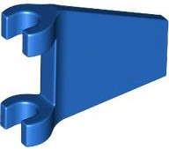 Lego NEW - Flag 2 x 2 Trapezoid with Flared Edge~ [Blue]