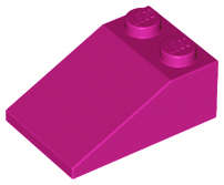 Lego (N) ~ Slope 33 3 x 2 ~ [Magenta]