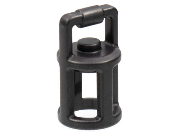 Lego (N) ~ Minifigure Utensil Lantern ~ [Pearl Dark Gray]