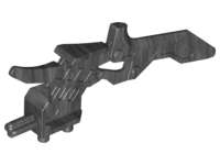 Lego (U) ~ Hero Factory Weapon Half Claw ~ [Pearl Dark Gray]