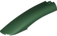 Lego (N) ~ Wedge 10 x 2 x 2 Left ~ [Dark Green]