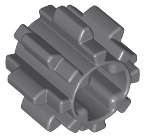 Lego NEW - Technic Gear 8 Tooth with Dual Face~ [Dark Bluish Gray]