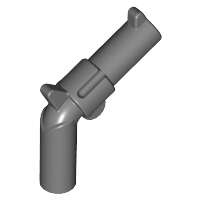 Lego NEW - Minifigure Weapon Gun Pistol Revolver - Large Barrel and Solid Handl~ [Dark Bluish Gray]