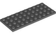 Lego NEW - Plate 4 x 10~ [Dark Bluish Gray]