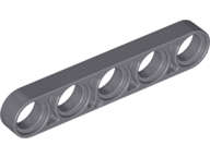 Lego NEW - Dark Bluish Gray Technic Liftarm Thin 1 x 5