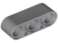 Lego (U) ~ Technic Liftarm Thick 1 x 3 ~ [Dark Bluish Gray]