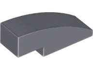 Lego (N) ~ Slope Curved 3 x 1 ~ [Dark Bluish Gray]