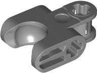 Lego NEW - Technic Axle Connector 2 x 3 with Ball Joint Socket - Closed Sides S~ [Dark Bluish Gray]