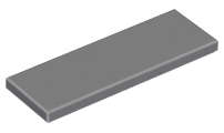 Lego (N) ~ Tile 2 x 6 ~ [Dark Bluish Gray]
