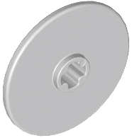 Lego (N) ~ Technic Disk 3 x 3 ~ [Light Bluish Gray]