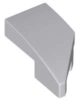 Lego (N) ~ Wedge 2 x 1 x 2/3 Left ~ [Light Bluish Gray]
