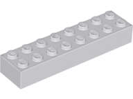 Lego (U) ~ Brick 2 x 8 ~ [Light Bluish Gray]