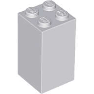 Lego (N) ~ Brick 2 x 2 x 3 ~ [Light Bluish Gray]