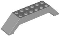 Lego (N) ~ Slope 45 10 x 2 x 2 Double ~ [Light Bluish Gray]