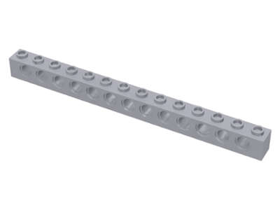 Lego (N) ~ Technic Brick 1 x 14 with Holes ~ [Light Bluish Gray]