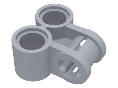 Lego Used - Technic Axle and Pin Connector Perpendicular Double~ [Light Bluish Gray]