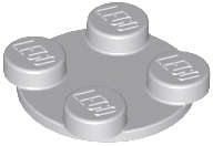 Lego NEW - Turntable 2 x 2 Plate Top~ [Light Bluish Gray]