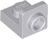 Lego (N) ~ Bracket 1 x 1 - 1 x 1 Inverted ~ [Light Bluish Gray]