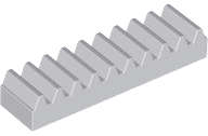 Lego (N) ~ Technic Gear Rack 1 x 4 ~ [Light Bluish Gray]