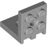 Lego (N) ~ Bracket 2 x 2 - 2 x 2 with 2 Holes ~ [Light Bluish Gray]