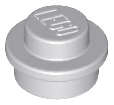 Lego (U) ~ Plate Round 1 x 1 ~ [Light Bluish Gray]