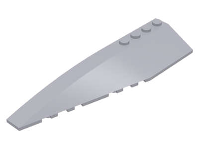 Lego (U) ~ Wedge 12 x 3 Left ~ [Light Bluish Gray]