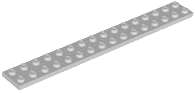 Lego (N) ~ Plate 2 x 16 ~ [Light Bluish Gray]
