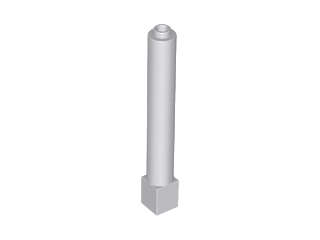 Lego (N) ~ Support 1 x 1 x 6 Solid Pillar ~ [Light Bluish Gray]