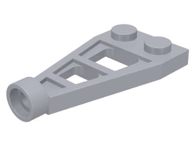 Lego (N) ~ Plate Modified 1 x 2 with Long Stud Holder (Space Wing) ~ [Light Bluish Gray]