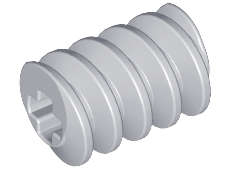 Lego Used - Technic Gear Worm Screw Long~ [Light Bluish Gray]