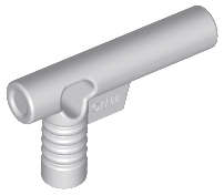Lego (N) ~ Minifigure Utensil Hose Nozzle Elaborate ~ [Light Bluish Gray]