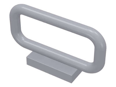 Lego Used - Bar 1 x 4 x 2~ [Light Bluish Gray]