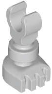 Lego (U) ~ Leg Skeleton ~ [Light Bluish Gray]