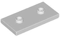 Lego (N) ~ Plate Modified 2 x 4 with 2 Studs (Double Jumper) ~ [Light Bluish Gray]