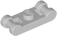 Lego (N) ~ Plate Modified 1 x 1 with Bar Handles on Ends ~ [Light Bluish Gray]