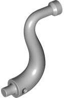 Lego (N) ~ Elephant Tail / Trunk with Bar End - Long Straight Tip ~ [Light Bluish Gray]