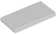 Lego (N) ~ Tile 2 x 4 ~ [Light Bluish Gray]