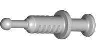 Lego Used - Minifigure Utensil Syringe~ [Light Bluish Gray]
