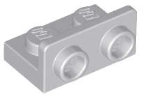 Lego (U) ~ Bracket 1 x 2 - 1 x 2 Inverted ~ [Light Bluish Gray]